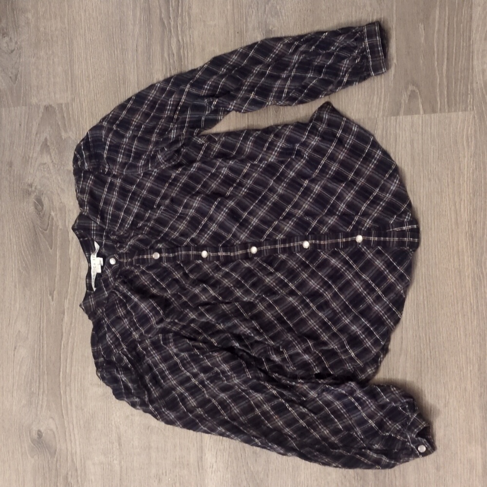 Veronica Beard plaid top size 2